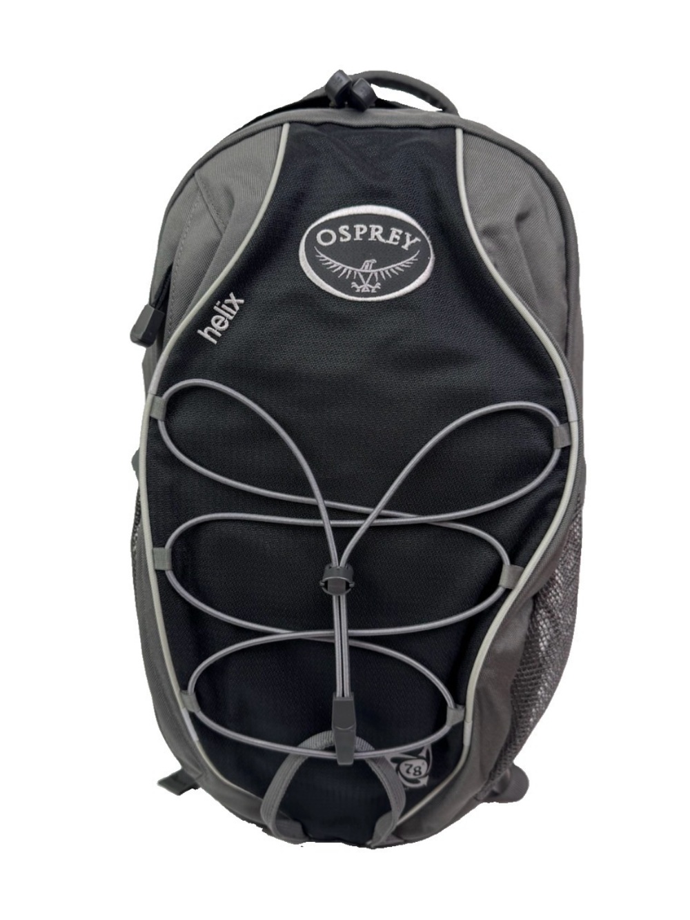 Osprey Helix Resource Series Backpack Black Grey Recycled Daypack Hiking Unisex